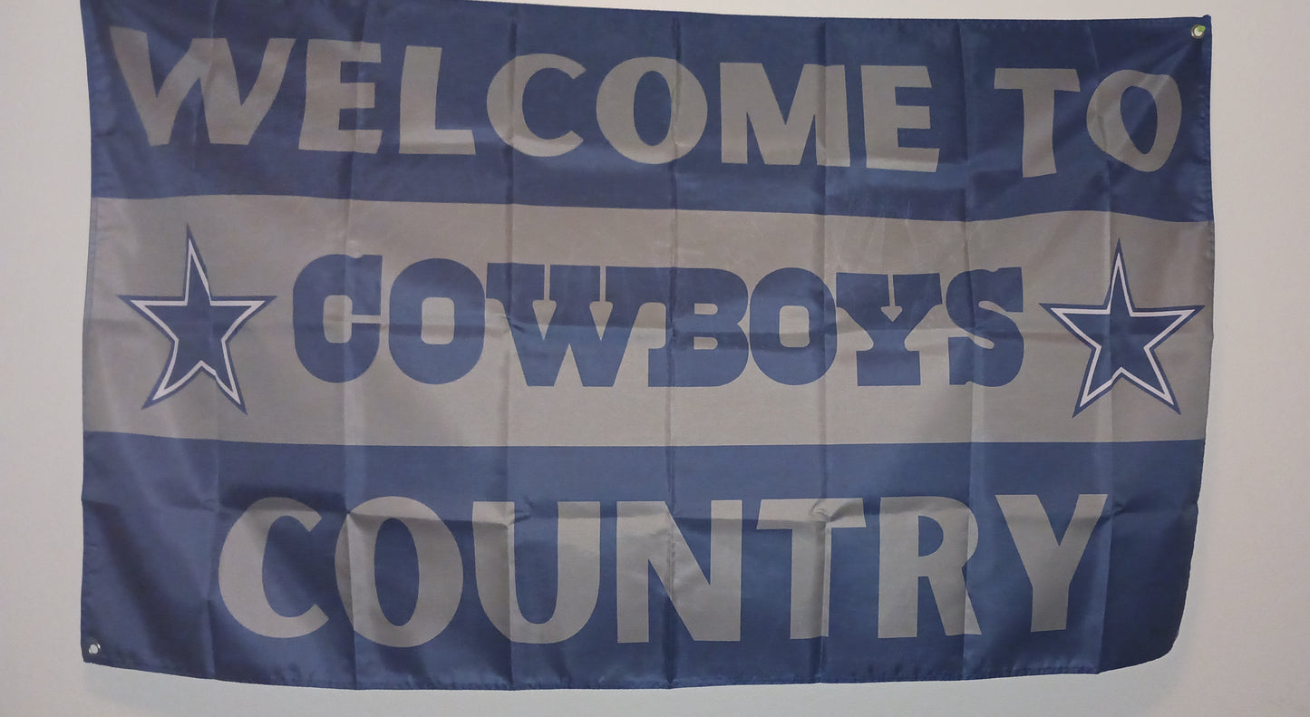 3x5 ft football banner DC