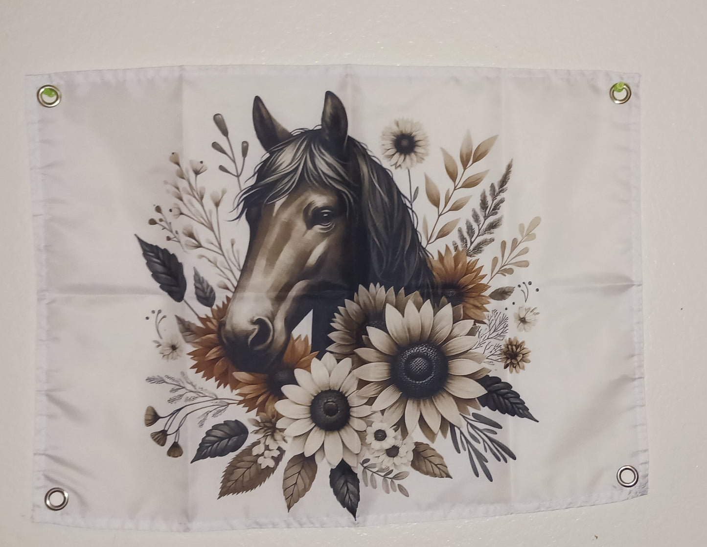 17x23 inches  BANNER HORSE