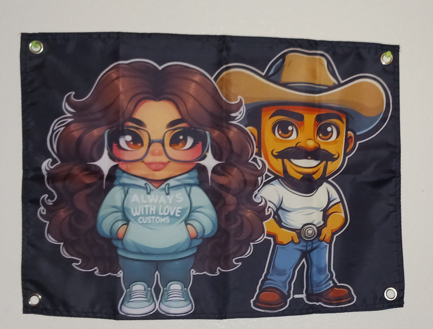 CUSTOM BANNER 17X23 INCHES