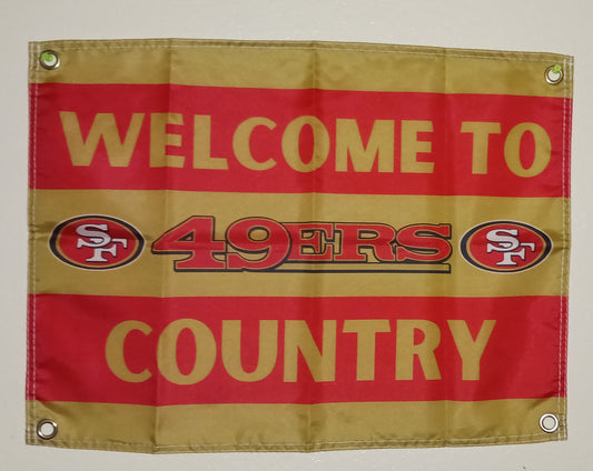 17x23 inches  BANNER SF COUNTRY