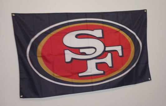 3x5 ft  football banner SF